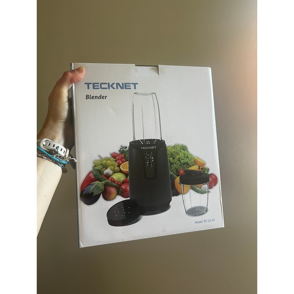 Personal Blender Black Single Serve Smoothie‎ Maker New Portable Meal Prep Dorm